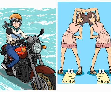 いろんなイラスト描きます 一般的なものから、ニッチなものまで描きます(商用も対応可) イメージ2