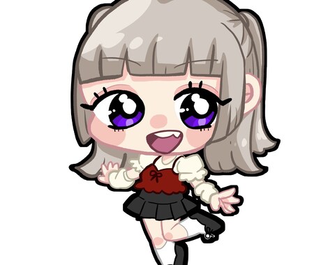 商用利用可！かわいいデフォルメイラスト制作します ◆SNSアイコンやヘッダー、商用グッズなどにおすすめ！ イメージ2