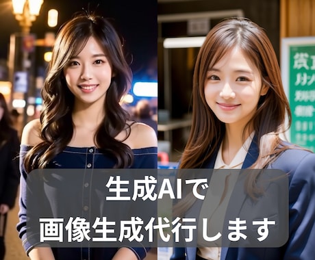生成AIで、ご要望の画像生成します SNS、ブログ、商品画像――あなたの理想を全てAIで叶えます イメージ1