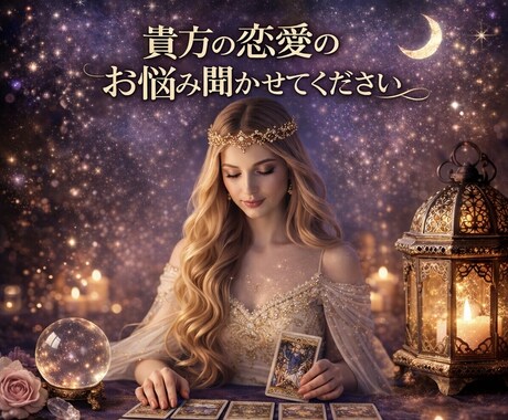 恋愛タロット、相手の気持や未来を詳しく占います 相手の気持ち・未来・不安などをタロットで丁寧に読み解きます イメージ1