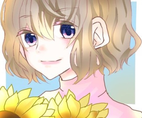 SNS用アイコン描きます 【バストアップ】あなたの要望に合わせたアイコン作成します！ イメージ2