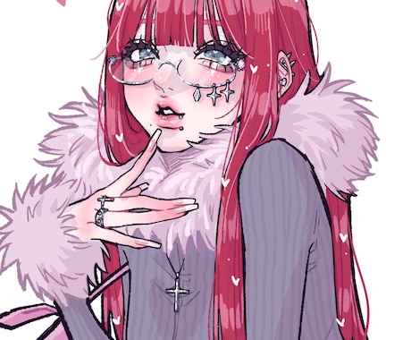 オシャレでPOPなイラストお描きます 絶対後悔したくないしさせないので全力を尽くします☆ イメージ1