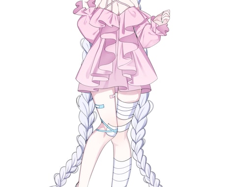 女の子の立ち絵・全身絵お描きします ♦追加料金なしで商用利用が可能です！ イメージ2