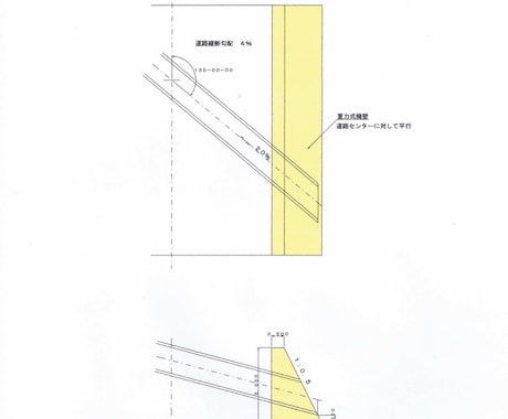 土木構造物施工寸法を算出します 現場合わせからの脱却　アウトソーシングで現場の管理に集中 イメージ1