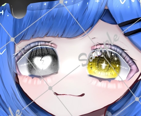 宝石みたいにきらきらkawaiiイラスト制作します //アニメ塗り//中性的な人物やkawaii雰囲気が得意です イメージ1