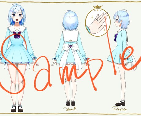 季節の立ち絵お描きします 活動者様向けの立ち絵を実績作り価格(3名限定)でお描きします イメージ1