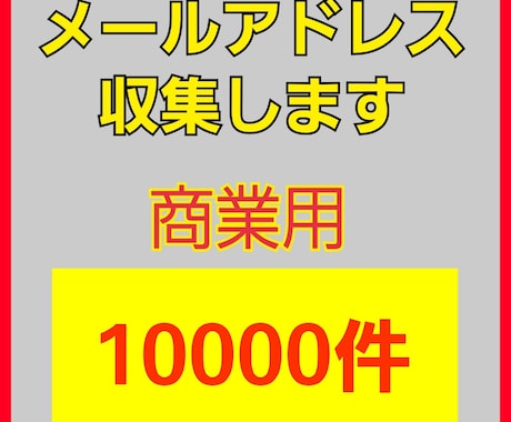 集客やメールアドレス収集を行いサポートます ココナラ初めて参入、メールアドレス収集サポート イメージ1
