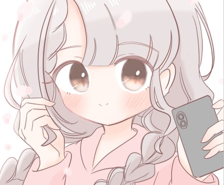 ふわふわかわいい女の子描きます あなたの理想の女の子も、既存キャラクターも可能です イメージ1