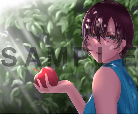 簡単な背景の1枚イラストを制作します 手軽に1枚イラストを求めている方へ イメージ2