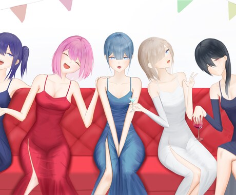 ご希望の金額でイラストを作成いたします 好きな金額で手頃なイラストを作成いたします。 イメージ1