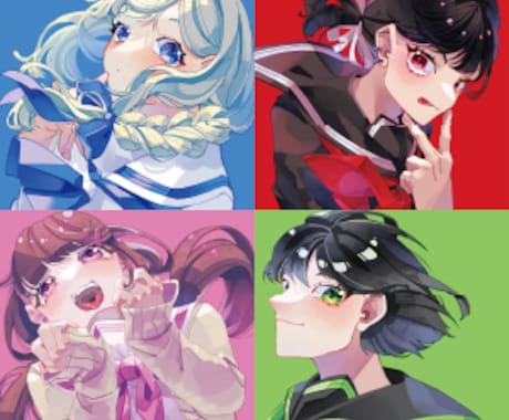 イラスト制作承ります 一枚絵、立ち絵などのイラスト制作いたします イメージ2