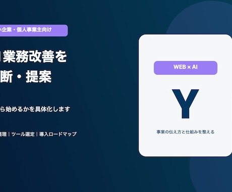 中小企業のAI業務改善を診断・提案します イメージ1