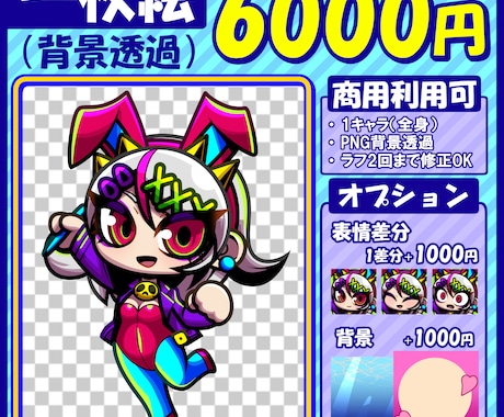 ミニキャラ制作します 可愛くポップな雰囲気のデフォルメキャラをお描きします。 イメージ2