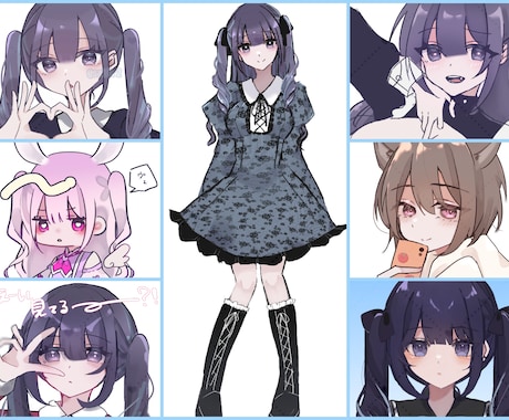 貴方にとって可愛い女の子をより可愛く描きます 安くても納得のいく可愛い女の子アイコンを描きます！ イメージ2