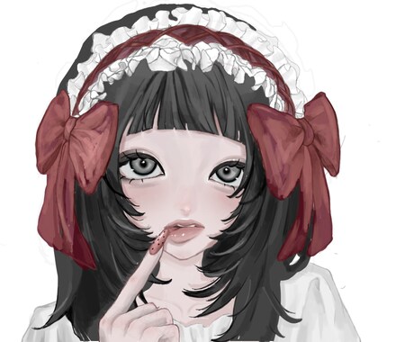 雰囲気のある女の子イラスト制作します 見るたび好きになるアイコン描きます⋆˚✿˖° イメージ1