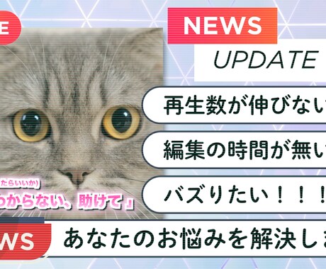 視聴者を1秒も飽きさせない映像を制作します SNSが伸びず悩んでいる方、ご相談ください イメージ2