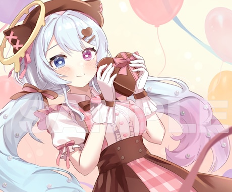 一枚絵描きます SNS・配信・グッズなどに使いやすいイラストを仕上げます！ イメージ1