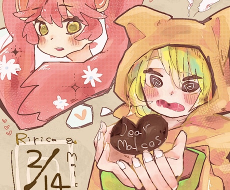 アイコンイラストオーダー受付けます SNSをもっと楽しくしたい方に！ イメージ1