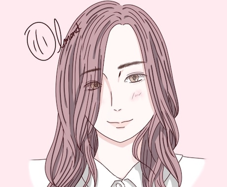 シンプルおしゃれなSNSアイコン描きます パッと見から「かわいい」「おしゃれ」と感じるデザインを イメージ1