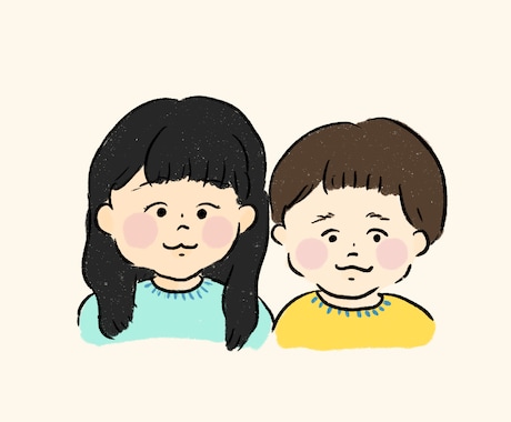 似せて魅せる！似顔絵お描きします ゆるっとリアルな１枚に【デジタル似顔絵】