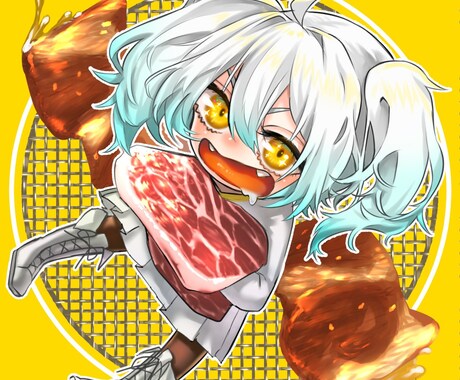最速当日納品！食べ物のイラスト描きます リアルもキャッチーもおまかせください！(セット価格も！) イメージ2