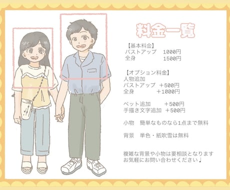 ふんわりとした似顔絵お描きします SNS・ギフト・記念　にデータ納品します♩ イメージ2