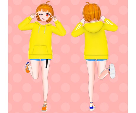 VTuber様向け3Dモデルの制作を致しますます VRChat・MMD用モデルも提供可能 イメージ2