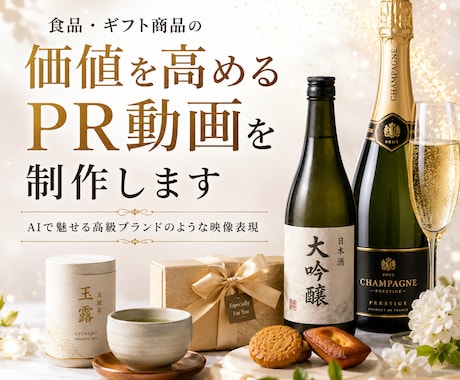 食品・ギフト商品の価値を高めるPR動画を制作します イメージ1