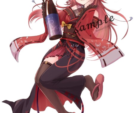 配信・動画用イラスト、SNSアイコンなど描きます 透明感と雰囲気のある厚塗りのイラストです イメージ2