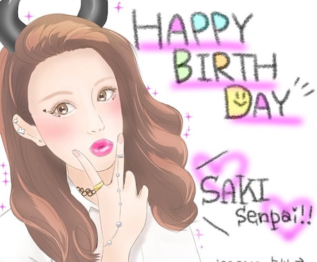 あなたの写真を元に似顔絵、イラスト、キャラクター作成などなど、誕生日や記念日のプレゼントに！ イメージ2