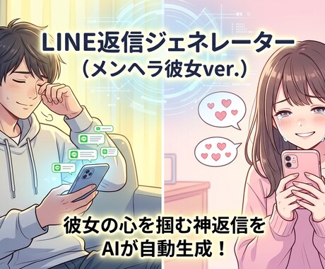 LINE返信生成プロンプトを作成いたします オリジナルバージョン・カスタマイズ用バージョンに対応可能です イメージ1