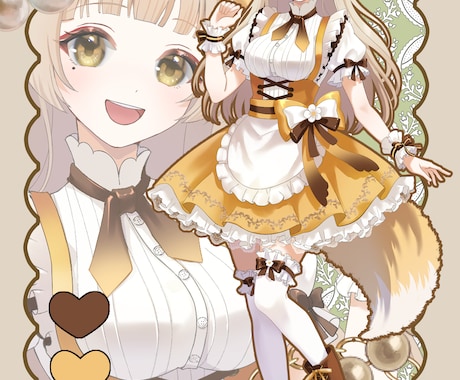 あなただけのイラスト制作します アイコン・立ち絵・キャラデザ、Vtuberお任せ下さい！ イメージ2