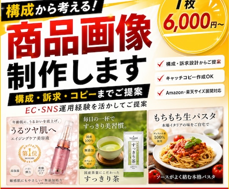 Amazon・楽天のEC商品画像を制作します イメージ1
