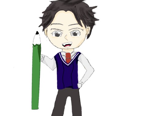 ミニキャラ描きます ミニキャラであなただけのSNSアイコンをお届けします！ イメージ1