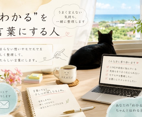 迷う恋愛、トラブル、相手の返信、本音を読みときます 相手の沈黙に隠れた本音を、やわらかく言葉にします。 イメージ1