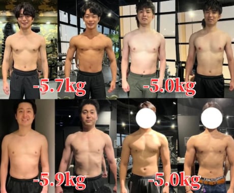元RIZAP指導責任者が毎日食事サポートします 【5kg以上痩せたい方を毎日徹底サポート】 イメージ2