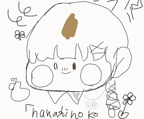 ゆる〜い可愛いSNSアイコン描きます あなただけのゆるかわアイコン描き