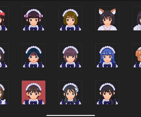 限定2名様！SNSアイコン作成いたします 1000円で2枚！ミニキャラ・ドット絵の可愛らしいアイコン！ イメージ2