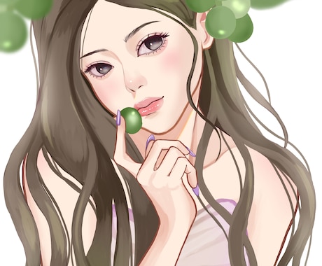 商用利用OK！！美人で素敵なイラストお描き致します 色っぽくて可愛い素敵なイラストをお描き致します イメージ2