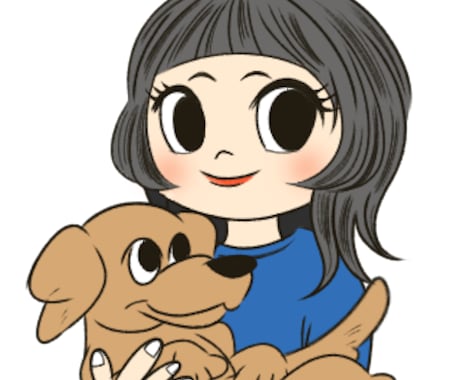 ペットもOK！アイコン用にかわいい似顔絵描きます イメージ1