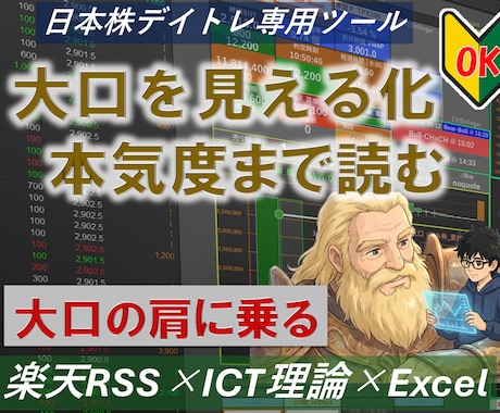 大口の“行き先” と “本気度” を可視化します 大口の肩に乗れば “コツコツドカン” は無い !! イメージ1
