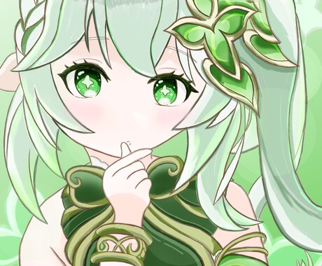 アニメキャラっぽい可愛いイラスト描きます アイコンサイズから等身大まで幅広いイラストを描きます！ イメージ2