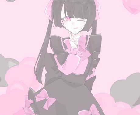 かわいい女の子メインで描いてます 可愛い系や病み系、サブカル系が得意です！ご依頼受付中です！ イメージ2