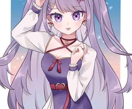 キャラクターイラスト制作します SNSや配信など様々な用途でお使いください。グッズ化もOK。 イメージ1