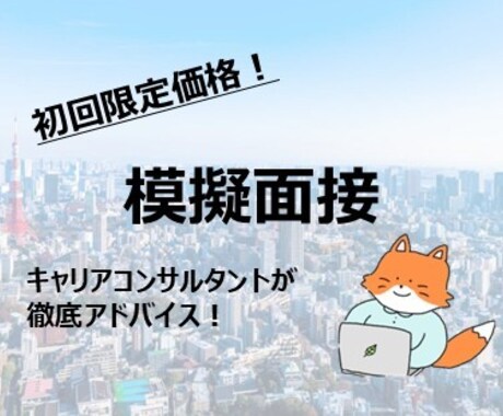 初回限定:模擬面接で徹底アドバイスします 気軽に面接の練習をしましょう! イメージ1