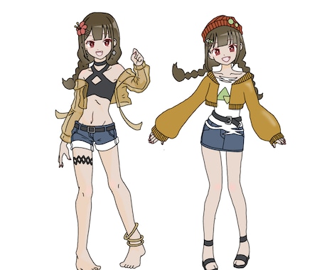 IRIAMなど立ち絵イラスト描きます IRIAMやtrpgで使用できる立ち絵を描きます イメージ1