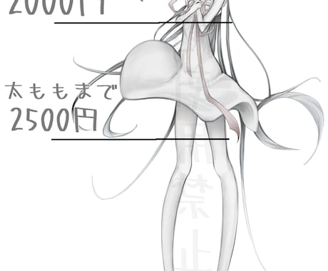 2000円！ダークな厚塗りでイラスト制作致します 歌ってみた 配信用 SNS用 個人用 様々な用途受け付けます イメージ2