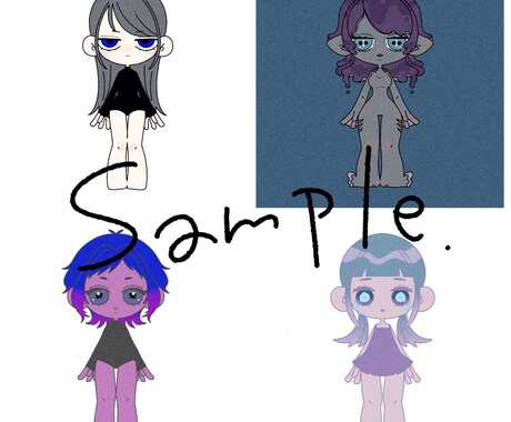 デフォルメキャラでSNSアイコンを描きます 色んなSNSのアイコンにぜひ！！ イメージ2