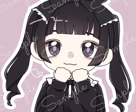 SNSで使えるデフォイラストのアイコン描きます SNSで使えるデフォルメキャラを描きます！ イメージ2