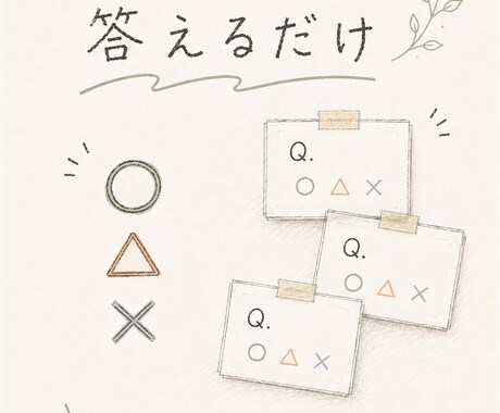 考えすぎてまとまらない時、モヤモヤを言葉にします 自己理解や気持ちの整理をしたい方へ イメージ2